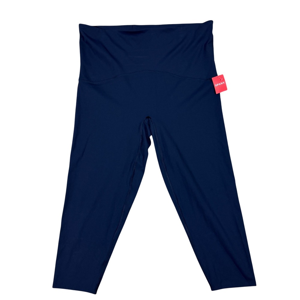 Spanx Booty Boost 7/8 Leggings 3X Navy Haze NEW High Waist Active Sculpt Gym Run